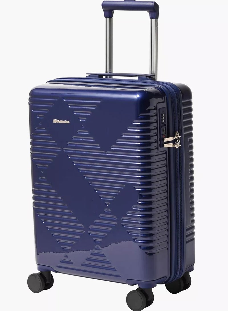 إيكولاك حقيبة ترولي كابينة قابلة للتوسيع 56 سم بعجلات مزدوجة 4 عجلات - أزرق - Image 2